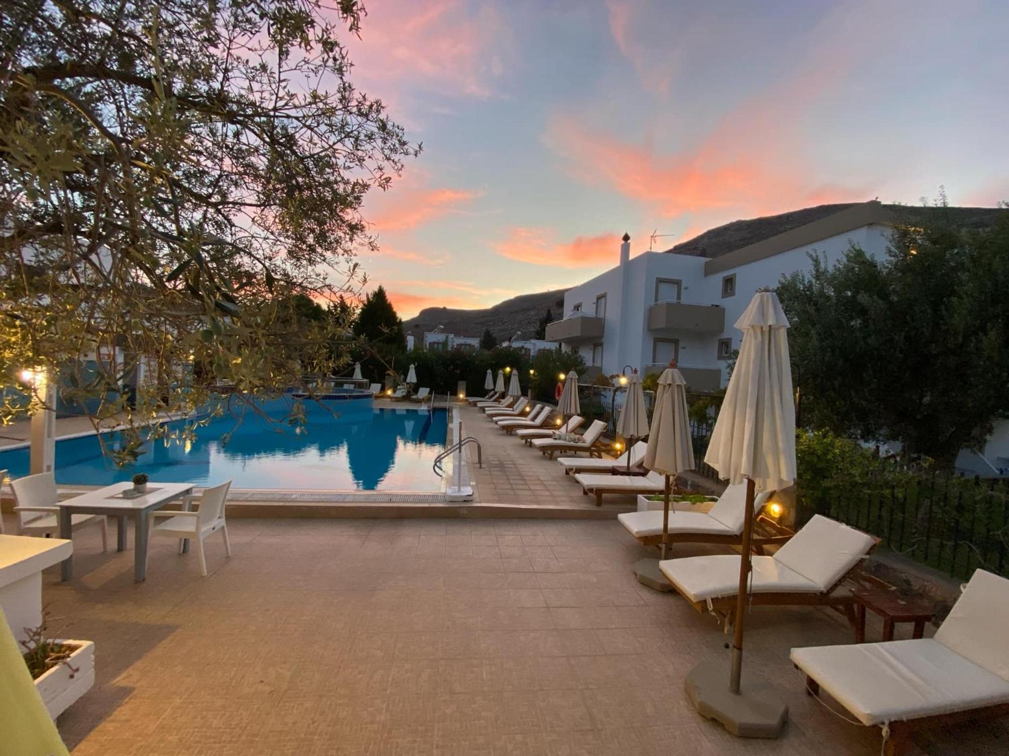 Hotel de apartamente Athena Líndos